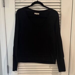 Madewell Black Long Sleeve Blouse